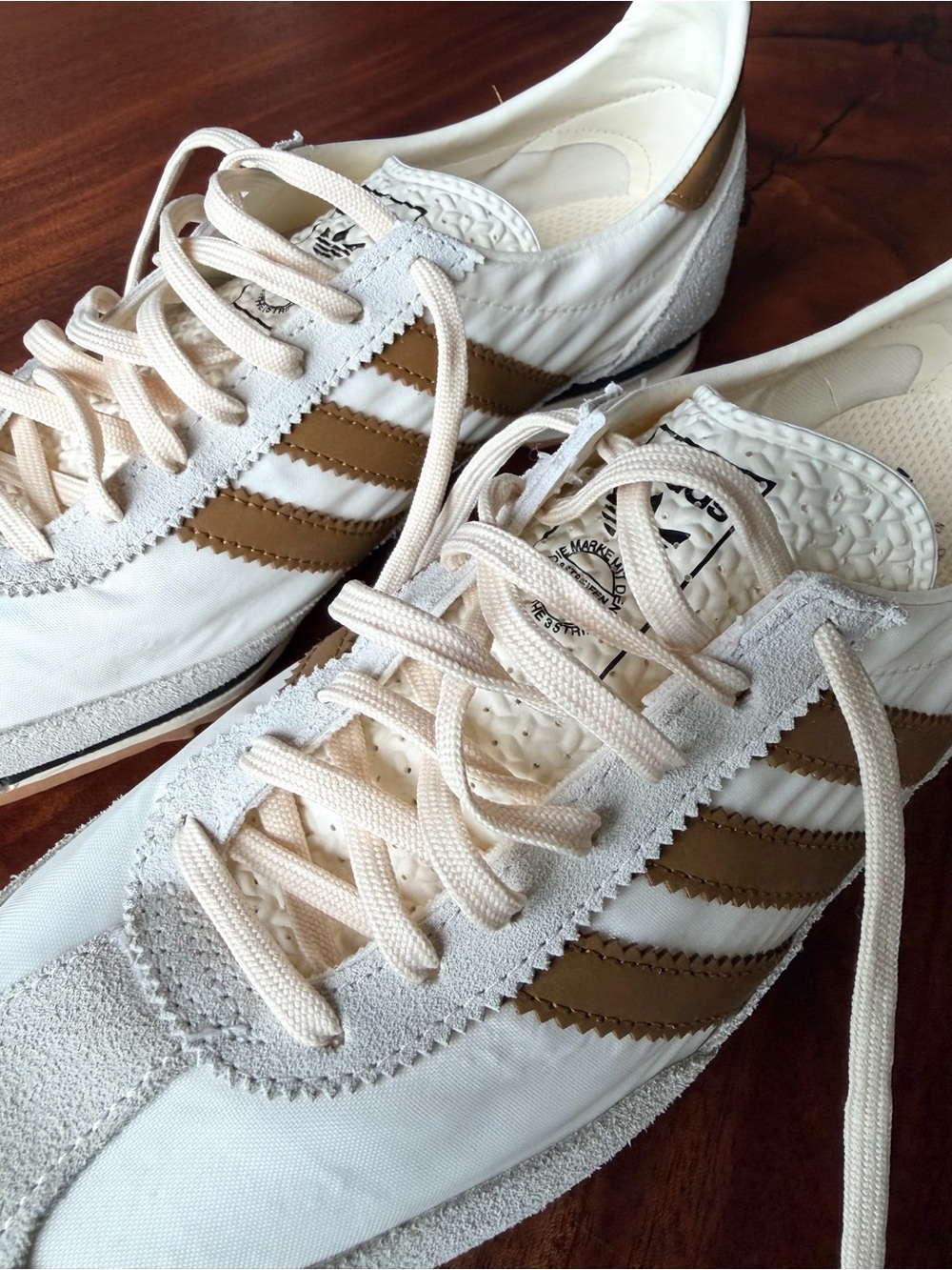 adidas Originals SL 72 OG Womens Sneakers Cream Bronze Strata Sz 9 Retro Terrace - Picture 12 of 16